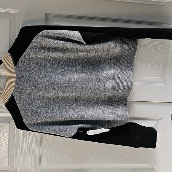 NWT Sweet Romeo Colorblock Crew Neck Pullover Sweater Large - Picture 12 of 15